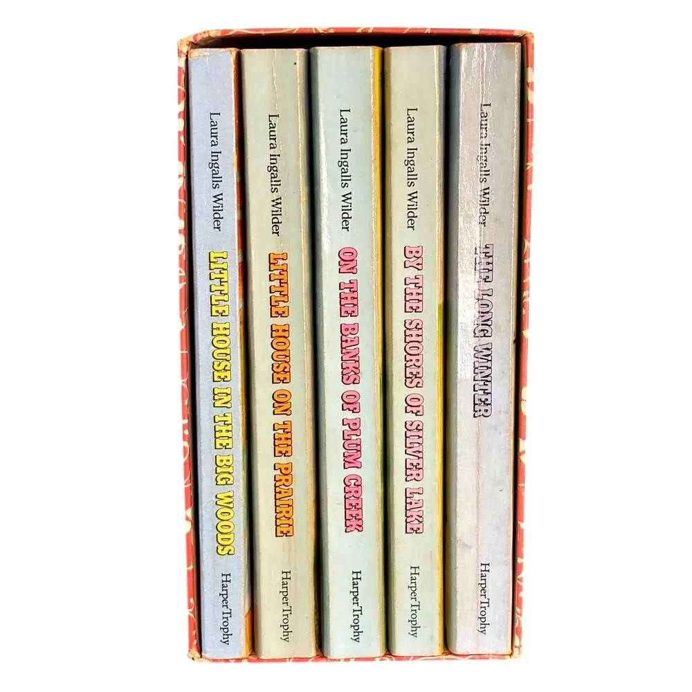 Vintage 1971 Set of Little House Books By Laura Ingalls Wilder, Early Years, PB